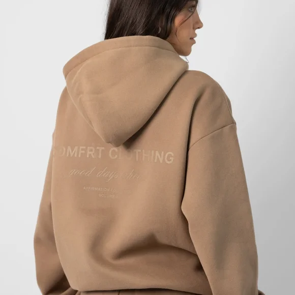 Nwot Comfrt Zip Affirmation Hoodie In Color Teddy Size 2XL - Picture 3 of 9